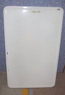 Vintage Antique Enamel Hoosier Top white/blue