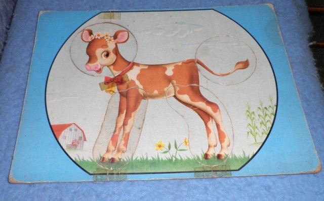 Vintage Child's Calf Puzzle
