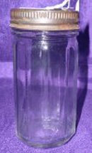 Vintage Colonial Pattern Hoosier Jar Original