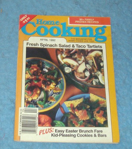 Vintage Magazine - Home Cooking April 1992