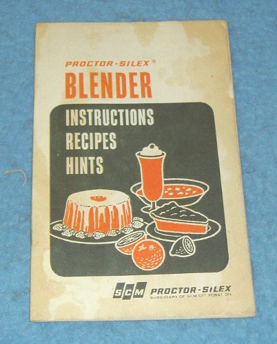 Manual - Proctor Silex Blender