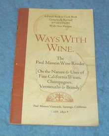 Vintage Cook Book - Ways with Wine