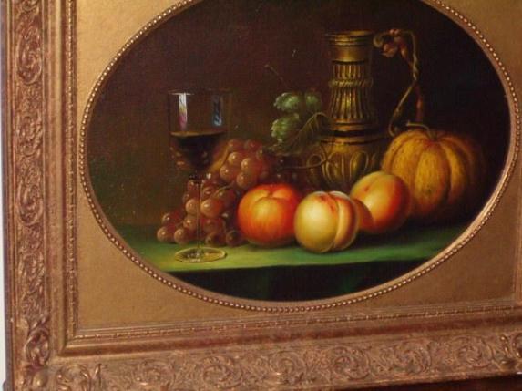 Painting - P154w Fruit Amazing Oil On Canvas Painting