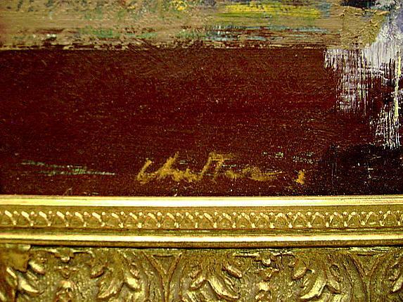 Geoffrey Chatten's flowers Listed British painter