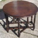 Antique country GatelegTable in solid English Oak