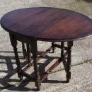 Antique country GatelegTable in solid English Oak
