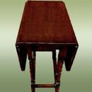 QUALITY 1900s Oak Barley Twist gatelegTable