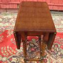 QUALITY 1900s Oak Barley Twist gatelegTable