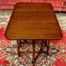QUALITY 1900s Oak Barley Twist gatelegTable