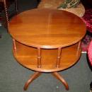 Antique 1900s English large Gallery Drum Table