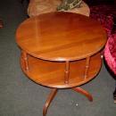 Antique 1900s English large Gallery Drum Table