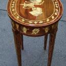 ADORABLE Marquetry Oval side Table Napoleon style