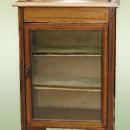 Edwardian 1890s carved Inlaid Cabinet