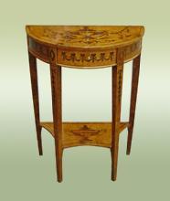 Stunning NapoleonIII Style Demi-lune Console Table