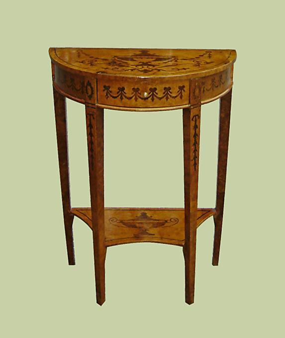 Stunning NapoleonIII Style Demi-lune Console Table
