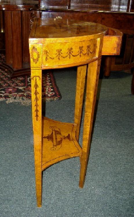 Stunning NapoleonIII Style Demi-lune Console Table