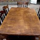 Magnificent English Solid Oak Dining Set 9 pieces!!