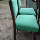 1900s!! English QUALITY Solid Oak Set 6 Chairs!