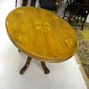 Superb 19th C. English Edwardian oval marquetry table