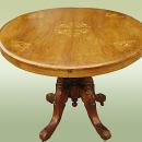 Superb 19th C. English Edwardian oval marquetry table