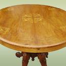 Superb 19th C. English Edwardian oval marquetry table