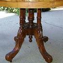 Superb 19th C. English Edwardian oval marquetry table
