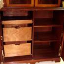 SUPERB Quality inlaid mahog. entertainment cabinet