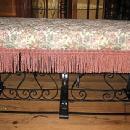 1920s American LARGE Cast Iron Bench