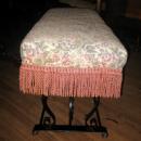 1920s American LARGE Cast Iron Bench