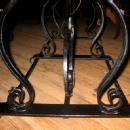 1920s American LARGE Cast Iron Bench