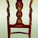 Quality Chippendale Style marquetry Armchair