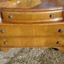 Amazing ART DECO 1930 Large Oak Vanity