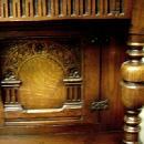 MONUMENTAL!! English solid oak court cupboard