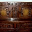 MONUMENTAL!! English solid oak court cupboard