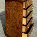 period 1930s Art Deco oak chest of drawers / bureau