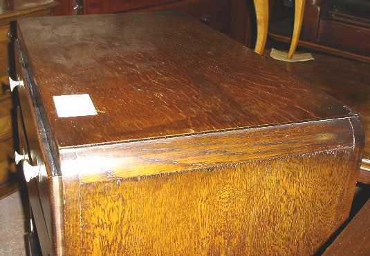 period 1930s Art Deco oak chest of drawers / bureau