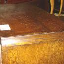 period 1930s Art Deco oak chest of drawers / bureau