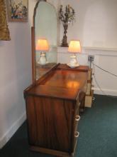 WONDERFUL English Art Deco Period Walnut vanit