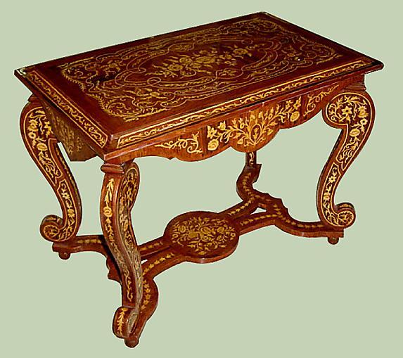 Full Marquetry Louis XIV style centre table
