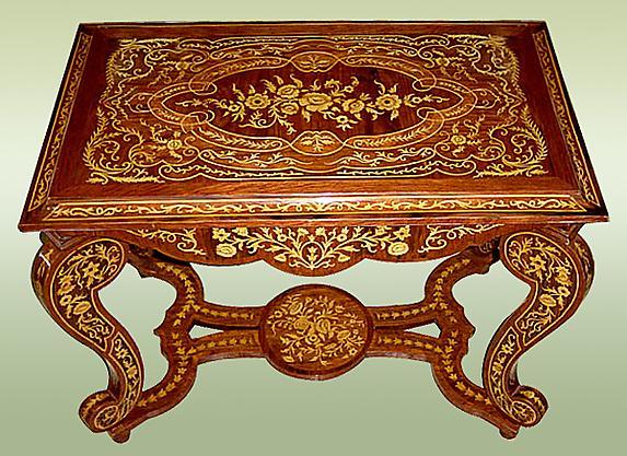 Full Marquetry Louis XIV style centre table