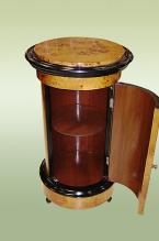 Biedermeier Style round Barrel commode