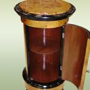 Biedermeier Style round Barrel commode