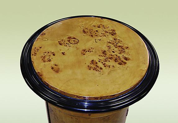 Biedermeier Style round Barrel commode