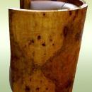 UNBELIEVABLE Art Deco style olive wood Pair of chairs