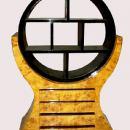 MONUMENTAL 2 tones Art Deco style Bookcase Elm