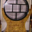 MONUMENTAL 2 tones Art Deco style Bookcase Elm