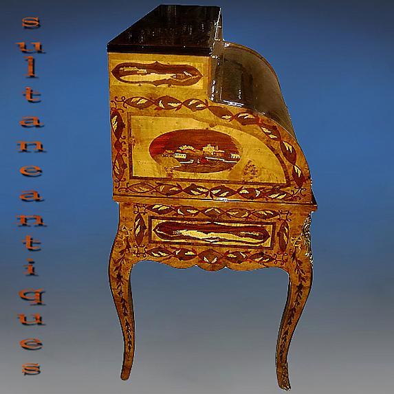 EXTRAORDINARY!! Russian tsar's style roll top desk