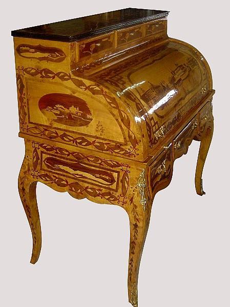 EXTRAORDINARY!! Russian tsar's style roll top desk