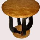 Large Art Deco style forms round side table