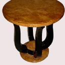 Large Art Deco style forms round side table